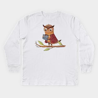 Mr. Owl Kids Long Sleeve T-Shirt